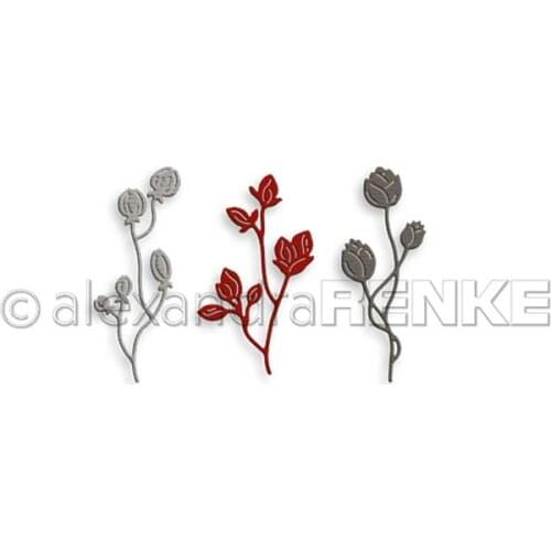 CH 2021 New Arrival Flower bud Metal Cutting Dies Stencils for DIY Scrapbooking/photo Album Decorative Embossing DIY Paper Card