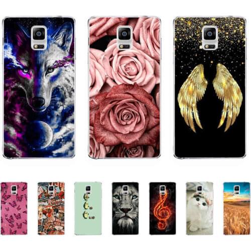 For Samsung Galaxy Note 4 Note4 Case Silicone TPU Back Cover Capa For Coque Samsung Note 4 N9100 N910F N910C Phone Cases