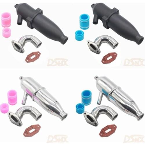 HSP unlimited 1/10 exhaust pipe sets aluminum exhaust pipe 102009(02026 ) 02031 02172 For 94188/94122/94166/94106