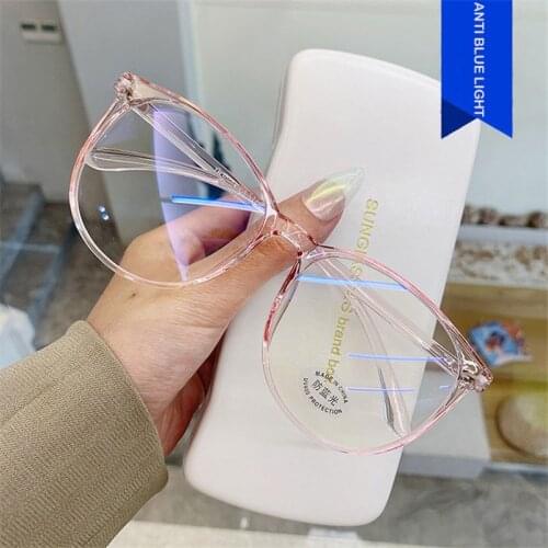Ahora Anti Blue Ray Computer Glasses Oversize Round Women&Men Optical Spectacle Games Googles Eyewear Eyeglasses