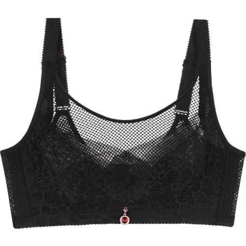 Lace Bra sexy Womens bralette top bras lingerie plus size bh Comfortable Female lingerie Brassiere C D E Cup