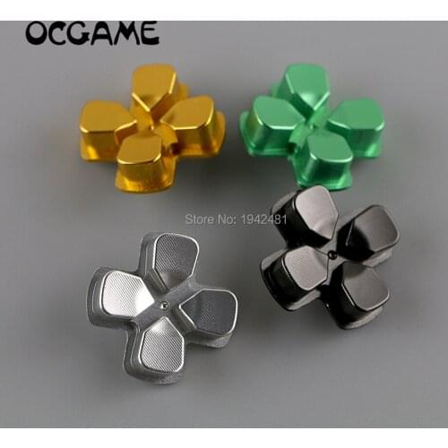 OCGAME 5pcs/lot multi colors metal button controller buttons For PS4 Wireless Controller repair parts(8 colors)