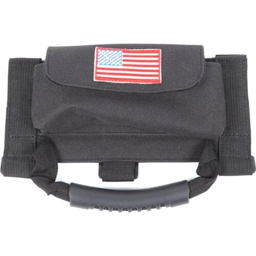 Car Roll Bar Grab Handle with Sunglasses Holder Storage Bag Armrest Pouch Bag Accessories for Jeep Wrangler JK JL CJ TJ