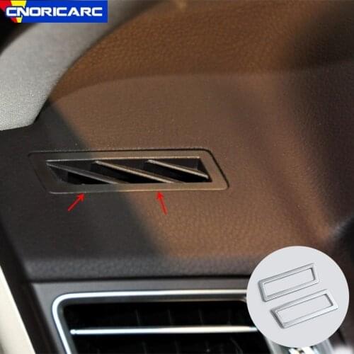 Car Styling Dashboard Air Conditioning Vent Frame Decoration Stickers Trim For Mercedes Benz E Class Coupe W207 C207 2009-2016