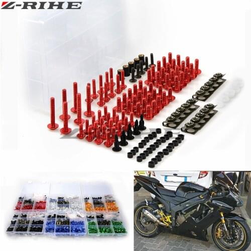 Universal Motorcycle Fairing Bolt Screw Nuts Washers Fastener Fixation for YAMAHA FZ6 FZ1 FAZER FZ8 TMAX T MAX 500 530 XMAX R6