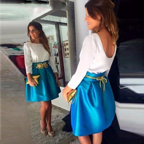 European Women Skirt Party kobieta spódnice Short Skirts No Gold Belt Special Color faldas mujer moda