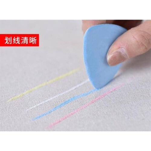 10 Pcs Fabric Tailor Chalk Color Erasable Fabric Patchwork Marking Clothing Pattern DIY Sewing Tool Box Needlework Accessories