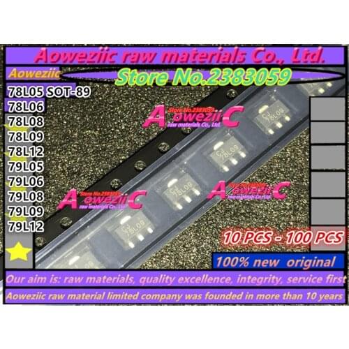 SOT-89 SMD Transistor (11pcs Project * 10pcs) = 100pcs 78L05 78L06 78L08 78L09 78L12 79L05 79L06 79L08 79L09 79L09 79L12