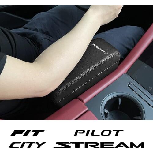 Car Armrest Box Organizer For Honda Fit Insight Pilot City Stream VTI Adjustable Seat Gap Storage Elbow Support Auto Accessories