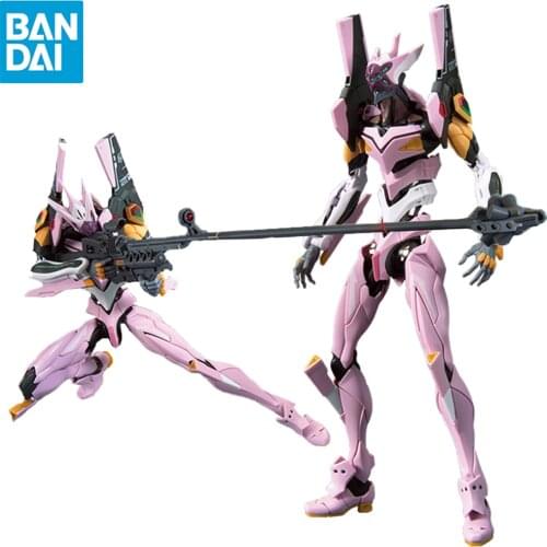 Bandai Rg 1/144 Neon Genesis Evangelion Asuka Eva All Unti 00 01 02 08 PVC Action Anime Figure Model Collection KidsToys