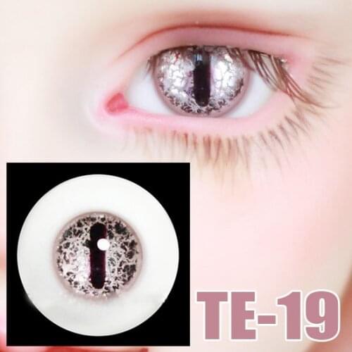 BJD eyes doll eyeballs with grain light gold eyes 14mm 16mm TE-19 for 1/6 1/4 1/3 BJD SD Uncle doll accessories with eye box