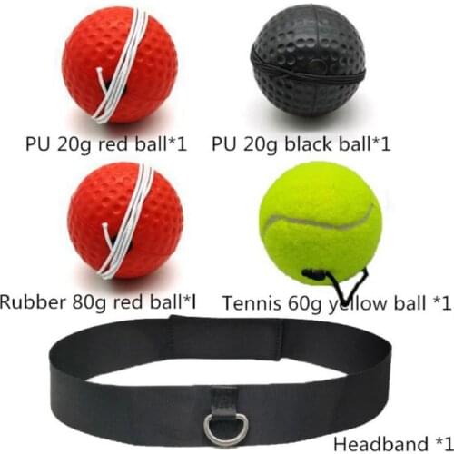 Punching Balls Fight Ball Head Band Reflex Reaction Speed Training Boxing Punch-Exercise-Sport Tai MMA Exercise Equipment Tool