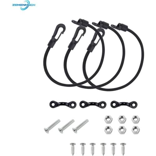 3PCS Rod Strap Holder Fishing Rod Deck Mount Connector Boat Deck Mount Pole Holder Accessories Outdoor Bassfishing Inflatable