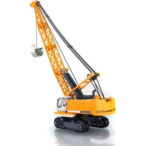 Children Alloy Toy Plastic Car Model Crane Tower Rope Excavators Can Rotate Toys Vehicles Educational Boy Gift Construction 2021