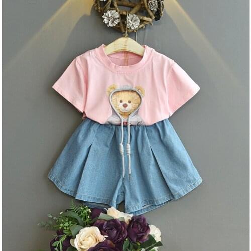 Summer Dress for Childrens Puff Short Sleeves Light Dresses for Kids Printing Baby Girls Clothing Casual Kids Costume Children