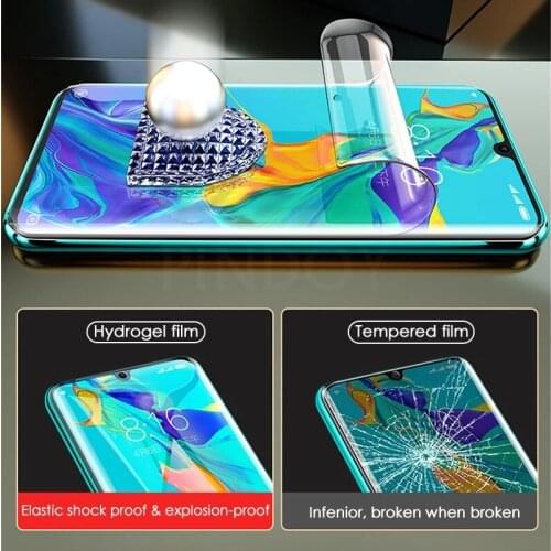 Hydrogel Screen Protector for Huawei Y5 Lite Y6 Y7 Prime 2018 Y9 Y6 2019 Soft Film Protective Not Glass