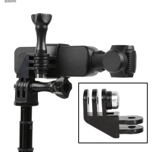 Camera shooting 90 Degree Direction Adapter Adjusting Arm With Screw For GoPro Hero 9 8 7 6 SJCAM DJI Osmo Pocket Accessories