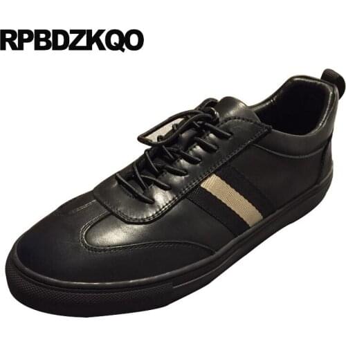 Trainers Brand Genuine Leather Suede Men Shoes Casual Sneakers Skate Lace Up Black Comfort New Runway European Spring Custom