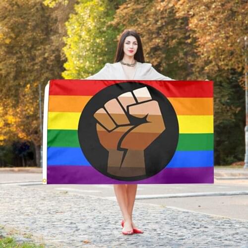 Polyester Homosexual Philadelphia Philly Lgbt Gay Pride Rainbow Flag For Home Decoration Men Women Parade 90x150cm Wholesale