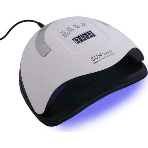 SUNX7 MAX 114W Nail Dryer 57pcs Leds UV Lamp for Gel Nail Polish Curing with Motion Sensing Timer Button Manicure Salon Tools