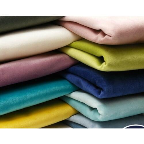 50*150cm Velvet Fabric Sofa Cover Cushion Fabric Curtain Counter Stall Cloth Gold Velvet Fabric