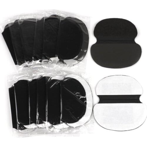 50Pairs(100pcs) Black Armpit Sweat Pads Perspiration Absorbing Anti Deodorant Unisex Shield Disposable Absorbent Pads Stickers