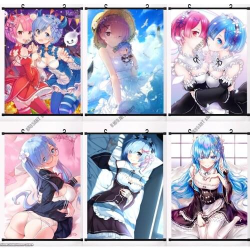 Anime Diamond Painting Re:zero Kara Hajimeru Isekai Seikatsu Rem Ram Diamond Embroidery Mosaic Cross Stitch Kits Home Decor