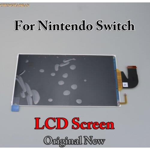ChengHaoRan 1pc Original New Replacement LCD Screen with Flex Cable for Nintendo Switch 2017 2018