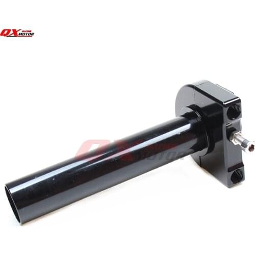 CNC Aluminum Anodized Black Throttle Grips Settle twist gas throttle handle For Gy6 Scooter Motorcycle Modified