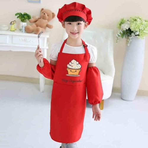 Child Apron Home Kitchen Eating Apron Anti-fouling Kindergarten Painting Clothes Baby Art Painting Smock Kids Apron