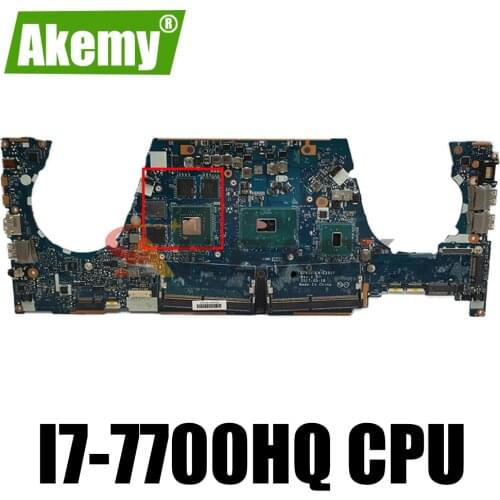 FOR HP ZBook Studio G4 Laptop Motherboard LA-E251P 921032-001 921032-601 I7-7700HQ CPU M1200 GPU Test work