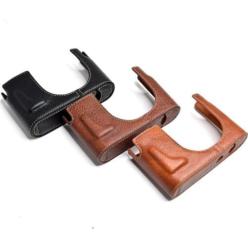 Bottom Camera Bag PU Leather Half Body Protector Set Cover Base For Leica Q2 Cover
