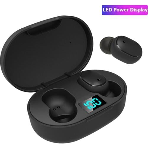 E6S TWS Bluetooth 5.0 Earphones Wireless Headphone Stereo Sports Waterproof Earbuds Headsets With Microphone