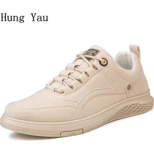Hung Yau Men's Leather Sneakers
