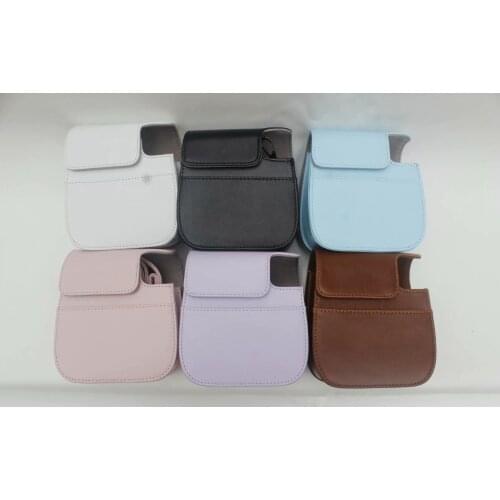 For Fujifilm Instax Polaroid mini11 mini 11 Handbags Shoulder Camera Protective Case Colorful Patterns Leather Camera Bag