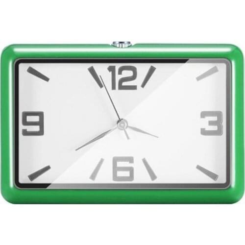 Fashion Square Car Clock Interior Decoration Self-adhesive Electronic Vent Clip Watch for Car Styling