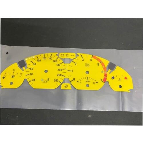 For BMW M3 E46 Instrument Backlight Paper CLUSTER OVERLAY