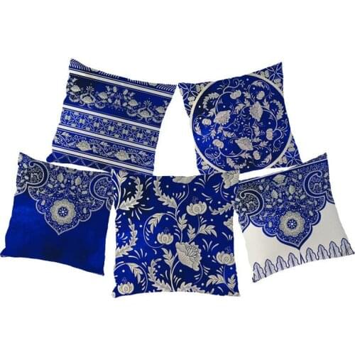 New Ceramics Geometric Cushion Cover Throw Pillow Chair Home Decor Pillow Case almofadas 45x45cm Decorative Pillow Cover 1556