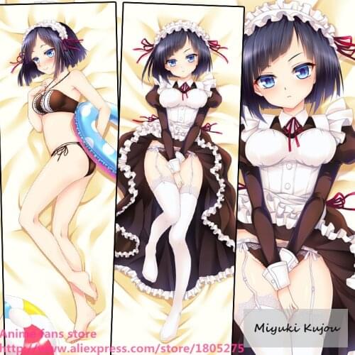 Anime Pillowcase Ore ga Ojou-sama Gakkou ni Shomin Sample Toshite Rachirareta Ken Miyuki Kujou Pillow Case Cover Hugging Body