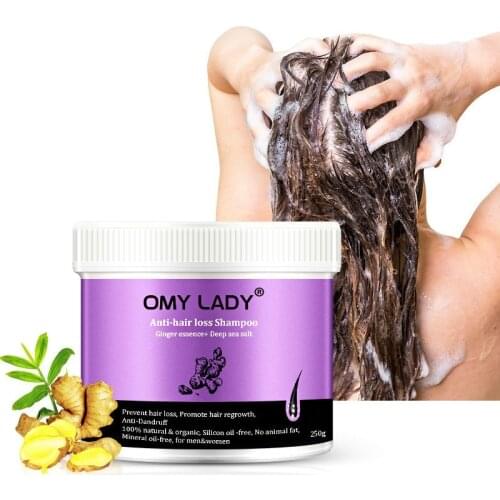 Ginger Anti Hair Loss Shampoo promote hair growth Shampoo Hair Thick Fast Growth Serum Herbal Liquid For Women Men