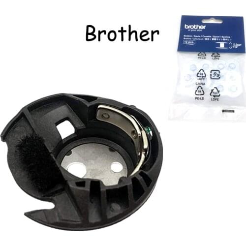 BROTHER BOBBIN CASE XC3153351 for Brother BC2100,2300,2500, ES2000 and brother bobbin 10pcs SFB XA5539-151(SA156)