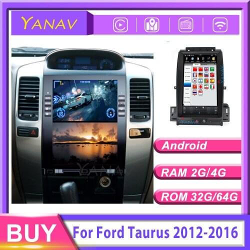 Tesla style Vertical screen android car multimedia FOR-Ford Taurus 2012-2016 Car Stereo car radio DVD Player Car GPS Navigation