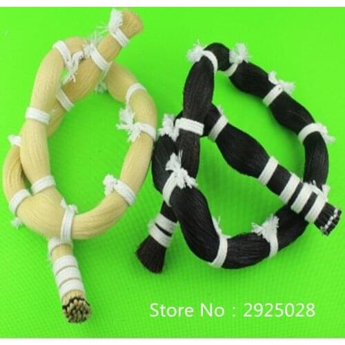 500g high quality Mongolian Horse Tail Hair Violin Bow hair (250g white+ 250g black) Free Shipping