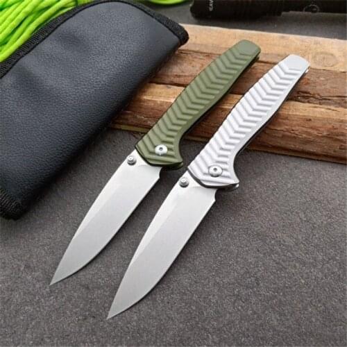 High-End Butterfly 781 Folding Knife Aluminum Alloy+Half Body Handle D2 Steel Sharp Blade Survivcal Hunting Camping Tool