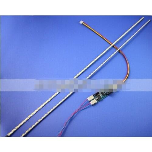 10pcs 22 inch wide Dimable LED Backlight Lamps Update kit Adjustable LED Light For LCD Monitor 2 LED Strips Free Shipping