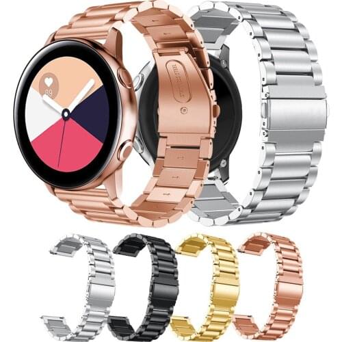 18mm 20mm 22mm Watch Strap Stainless Steel Replacement Smart Watch Band Quick Release Pin Watch Strap For Galaxy Watch 42/46mm