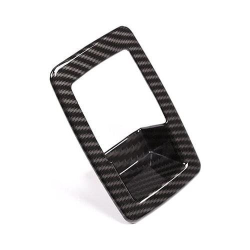 2pcs For BMW X3 G01 2018 Carbon Fiber Style ABS Plastic the Second Seat Adjust Cover Trim Car Accessories