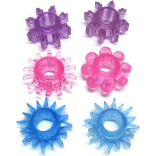 3pcs Delay Cock Rings Male extender Cage Penis Ring Adult Products Masturbation Impotence Erection Aid Sex aid Erectile Sex Toys