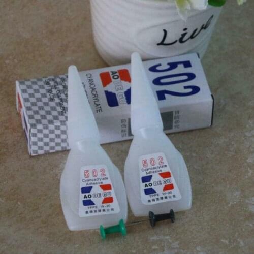 5pcs Multifunction 502 Ultra-Strong Quick-Drying Glue Adhesive Instant Strong Adhesive Strong Bond Fast For Office Bonding Too