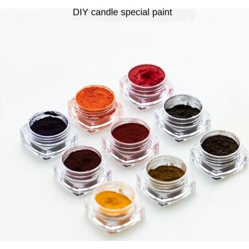 DIY scented candle special pigment powder dye, craft wax brand piece easy color powder Soap making supplies ingredients 1g